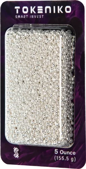 تصویر ساچمه نقره خالص ۵ اونسی توکنیکو