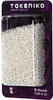 تصویر ساچمه نقره خالص ۶ اونسی توکنیکو