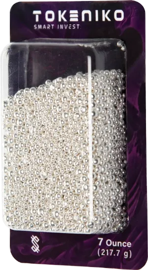 تصویر ساچمه نقره خالص ۷ اونسی توکنیکو