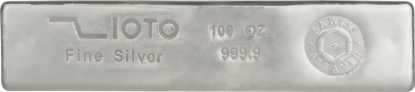 تصویر شمش نقره خالص ۱۰۰ اونسی(3110 گرمی) زیوتو